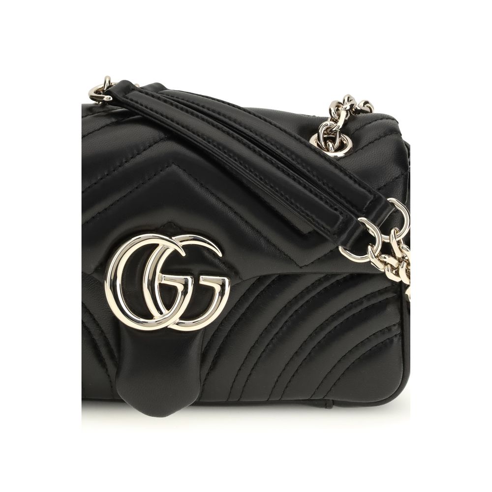 Gucci Black GG Marmont small Shoulder Bag