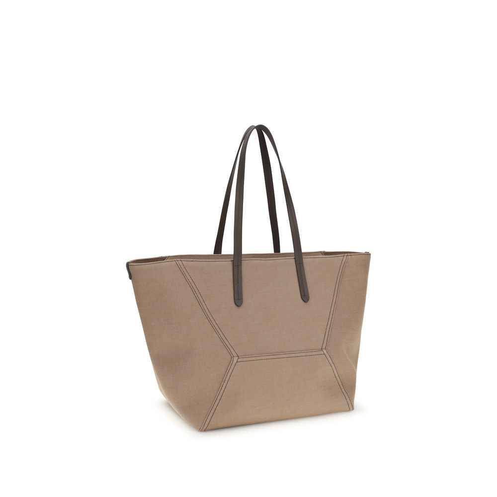 Brunello Cucinelli The Canvas BC Tote Bag