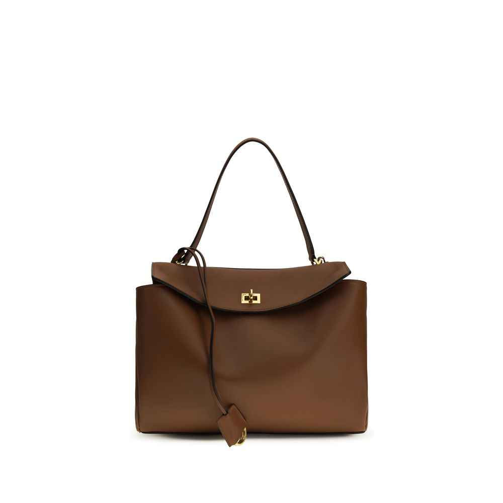 Balenciaga Brown The Rodeo Shoulder Bag