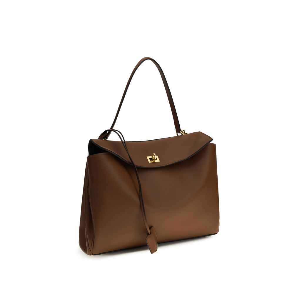 Balenciaga Brown The Rodeo Shoulder Bag
