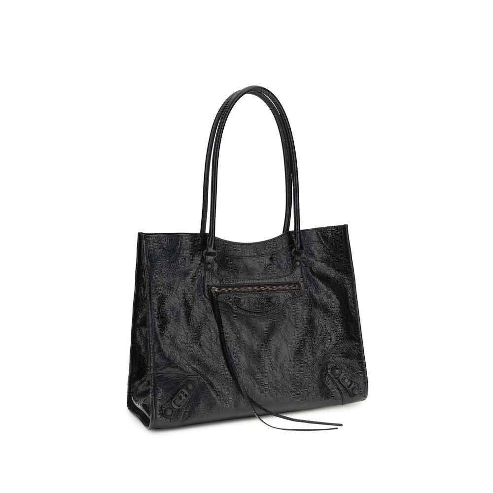 Balenciaga Black Le City Tote Bag