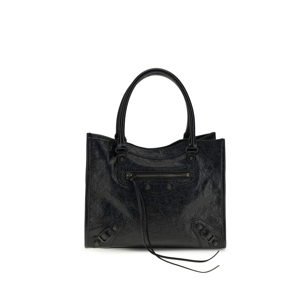 Balenciaga Black Le City Tote Mini Handbag