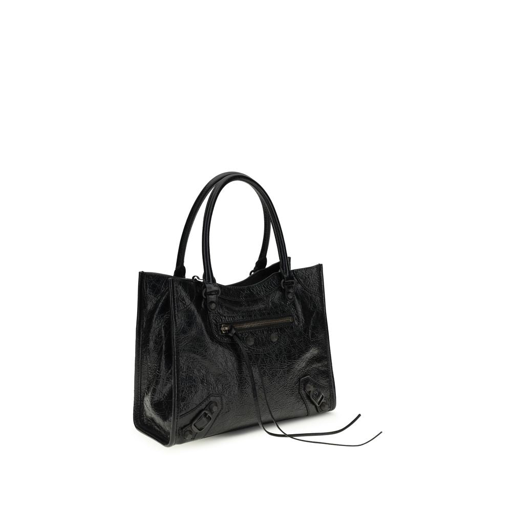 Balenciaga Black Le City Tote Mini Handbag