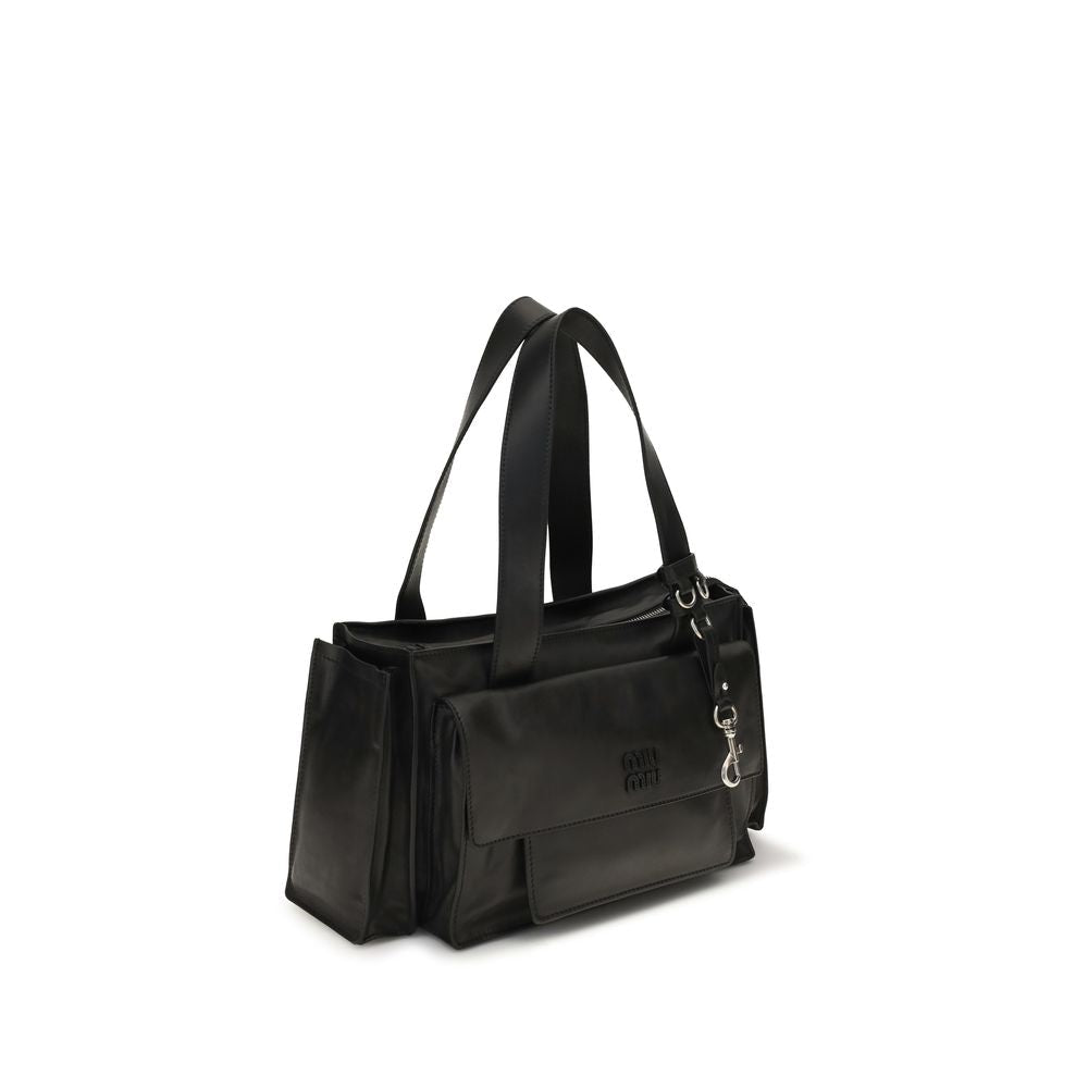 Miu Miu Brown Utilitaire Shoulder Bag