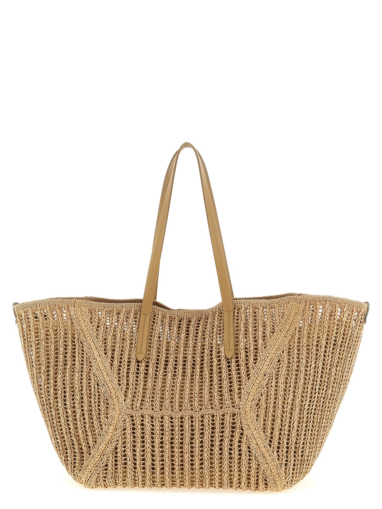Brunello Cucinelli Beige BC Duo Shoulder Bag
