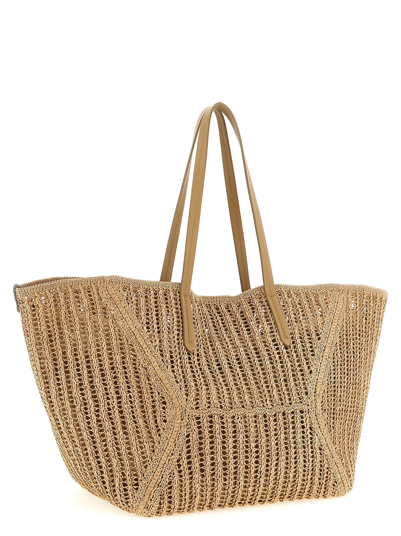 Brunello Cucinelli Beige BC Duo Shoulder Bag