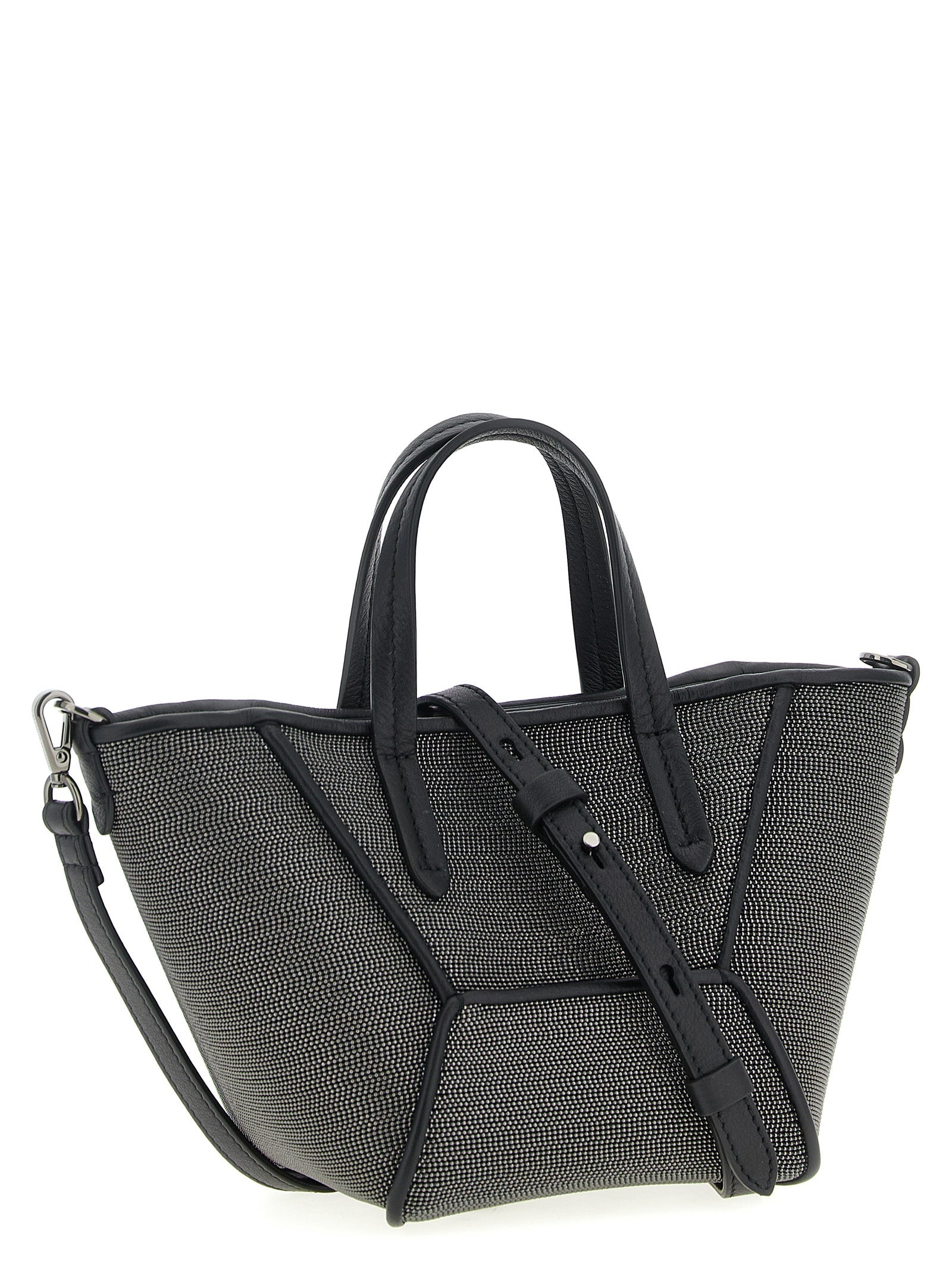 Brunello Cucinelli Black Duo Mini Bag