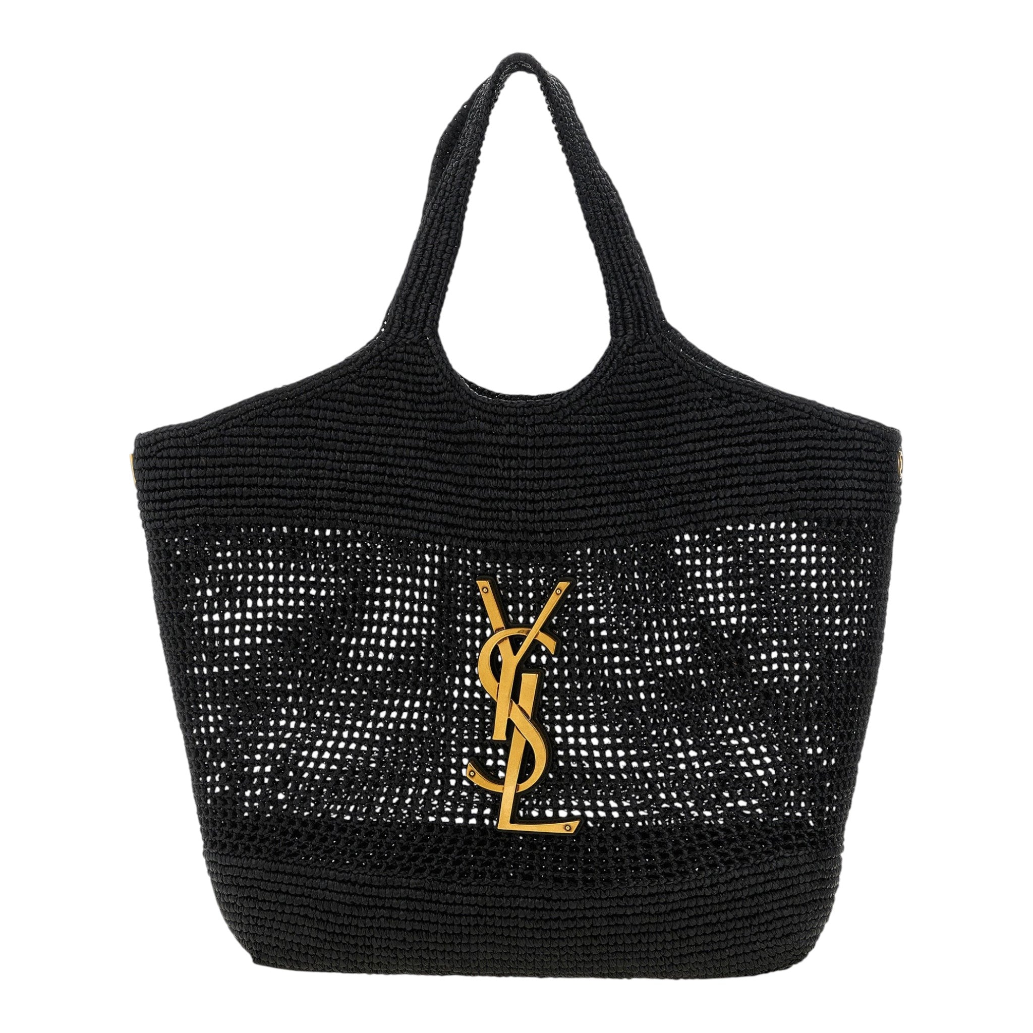 Saint Laurent Black Icare Tote Bag