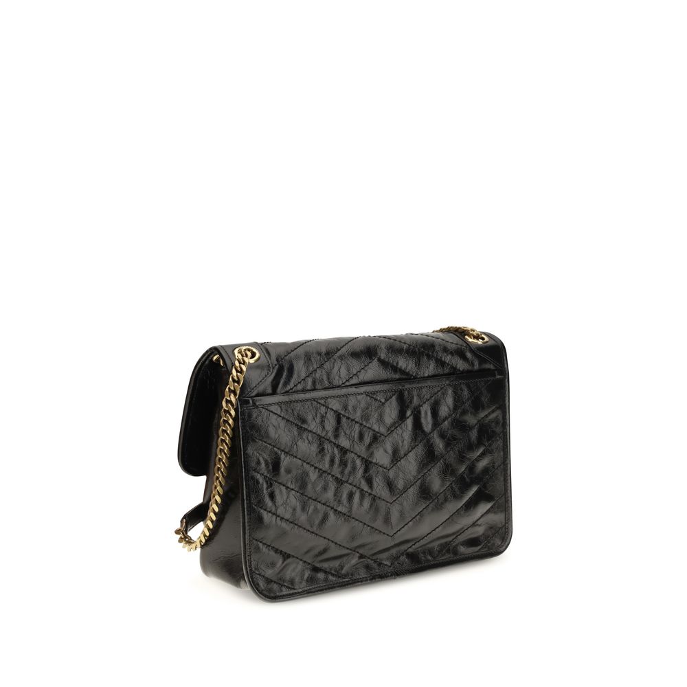 Saint Laurent Black Niki Shoulder Bag