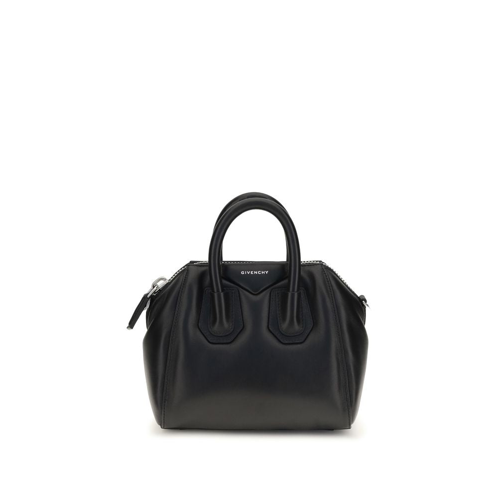 Givenchy Black Antigona Bomber Mini Handbag