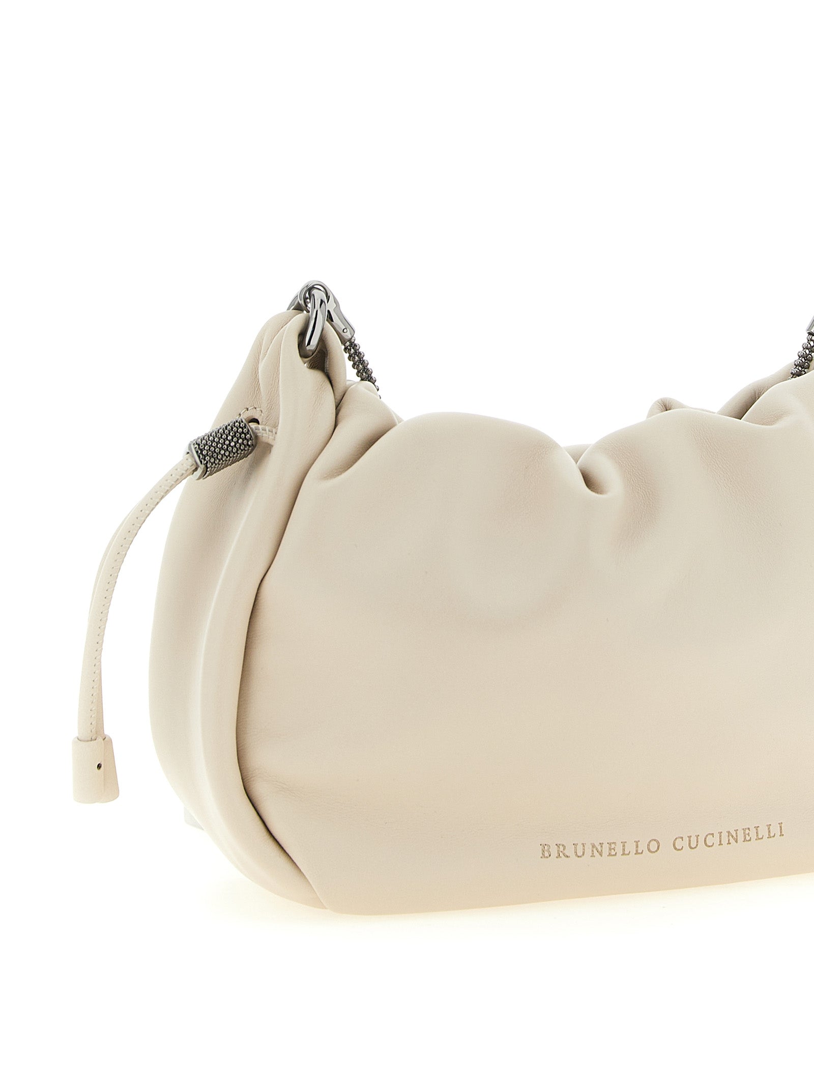 Brunello Cucinelli White Bucket Mellow