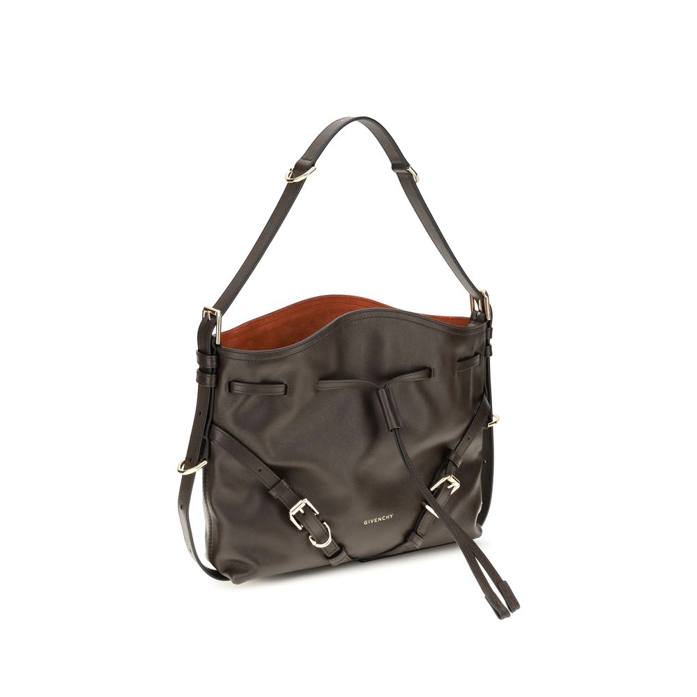 Givenchy Brown Small Voyou Backet Bag