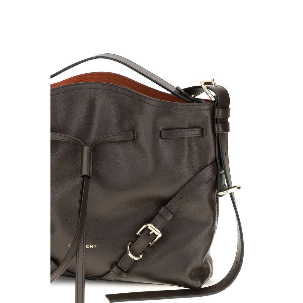 Givenchy Brown Small Voyou Backet Bag