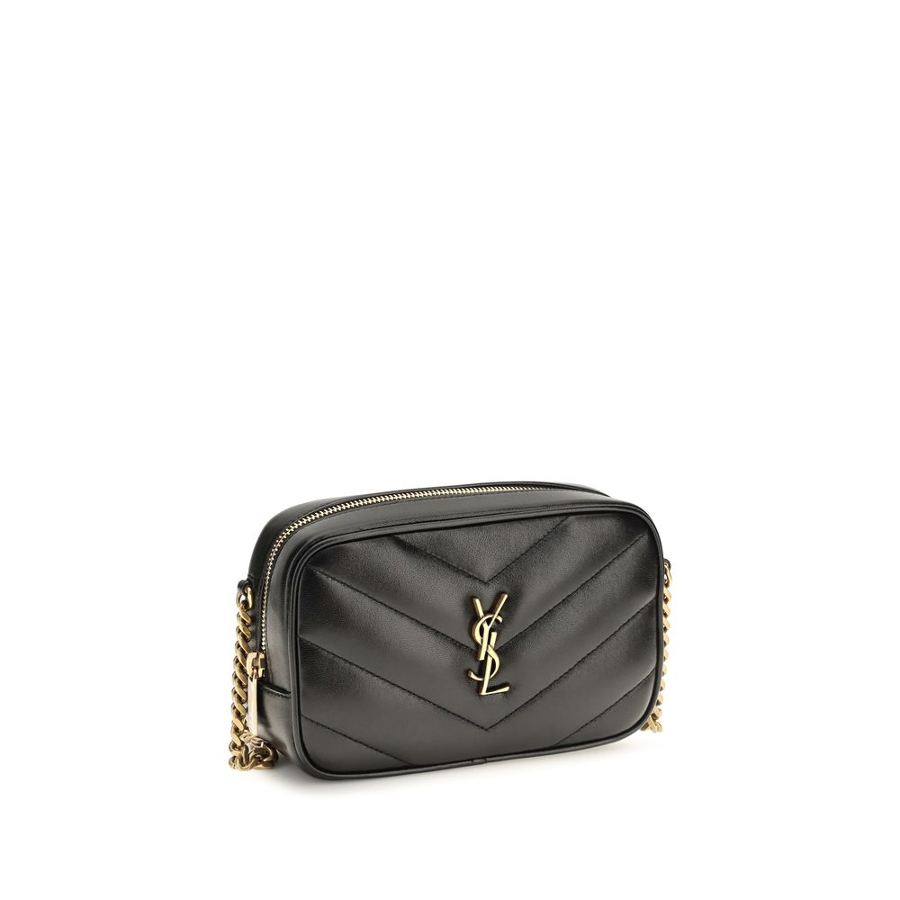 Saint Laurent Black LouLou Shoulder Bag