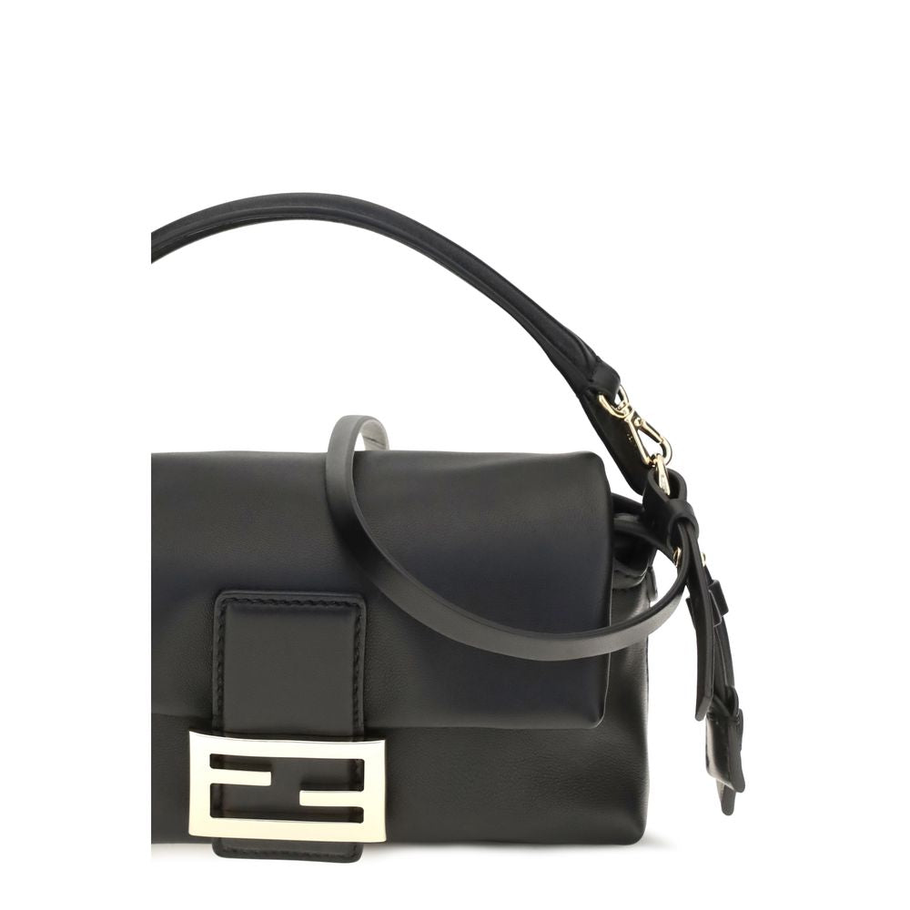 Fendi Black Small Baguette Shoulder Bag