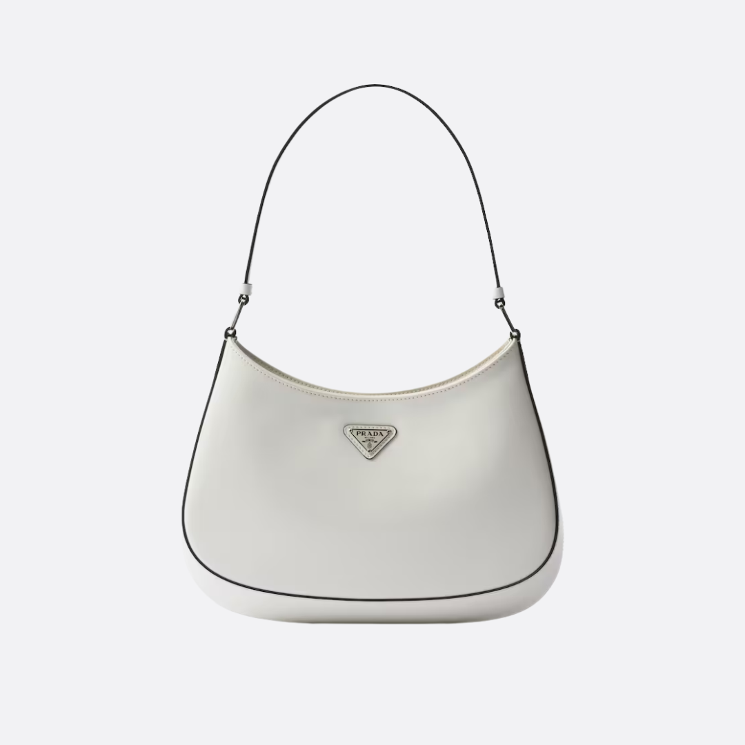 Prada Cleo Shoulder Bag In Brushed Leather