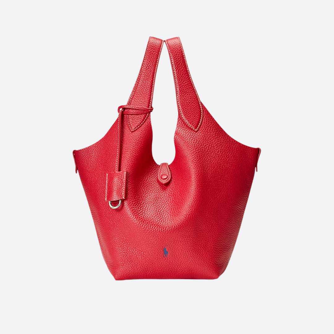 Polo Play Small Leder Tote & Crossbody Bag