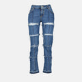 Patchwork Skinny Jeans