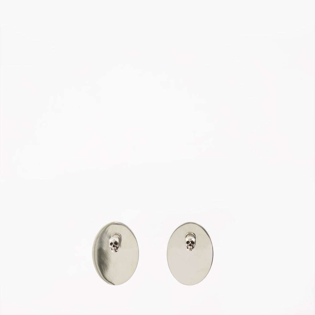 Oval Logo Engraved Earrings