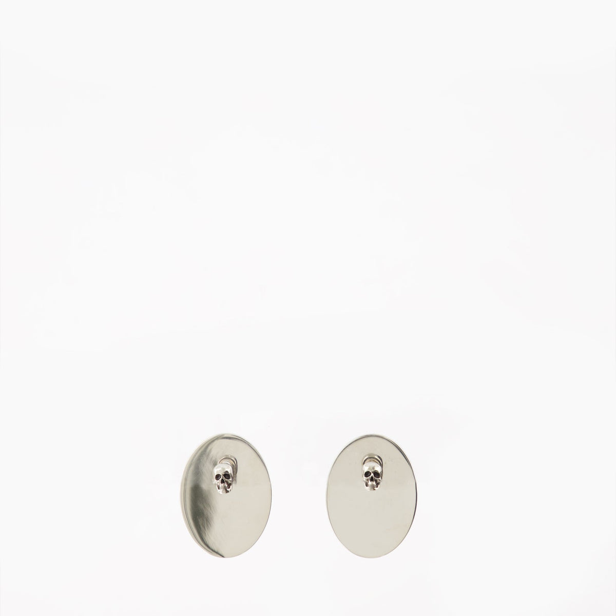 Oval Logo Engraved Earrings