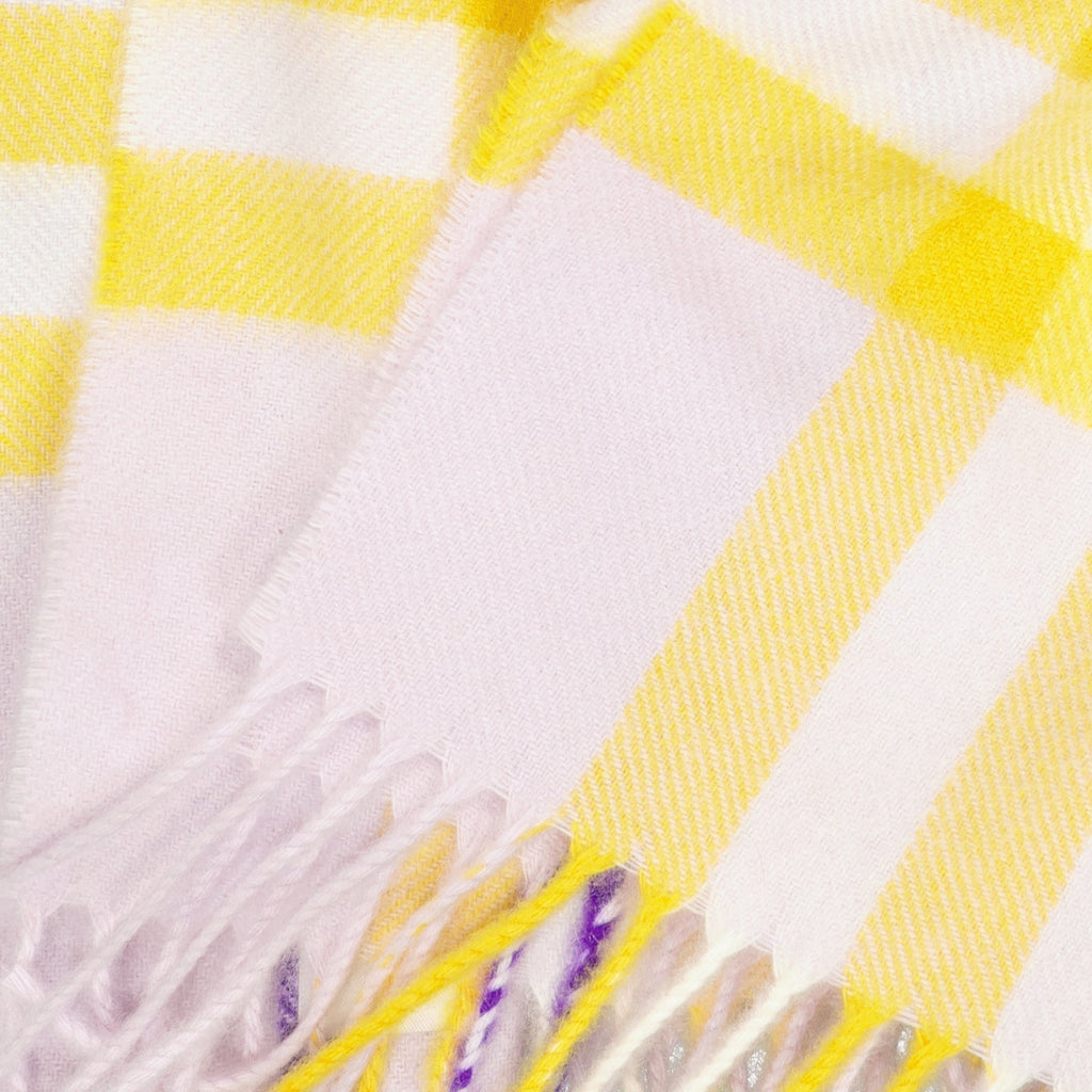 Check Cashmere Scarf