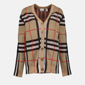 Checked Cardigan