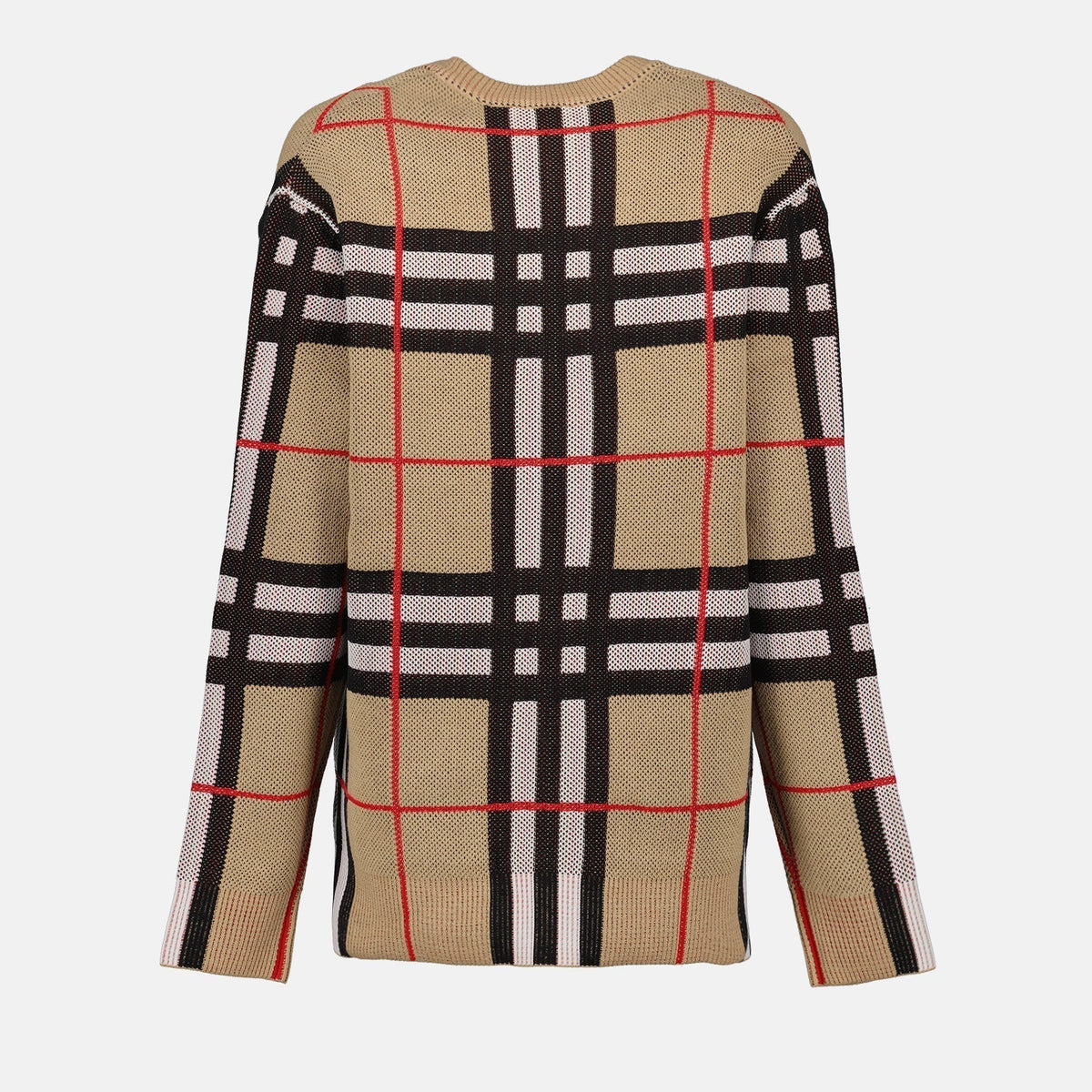 Checked Cardigan