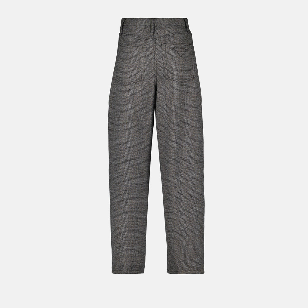 Relaxed Tailored Straight-Leg Trousers