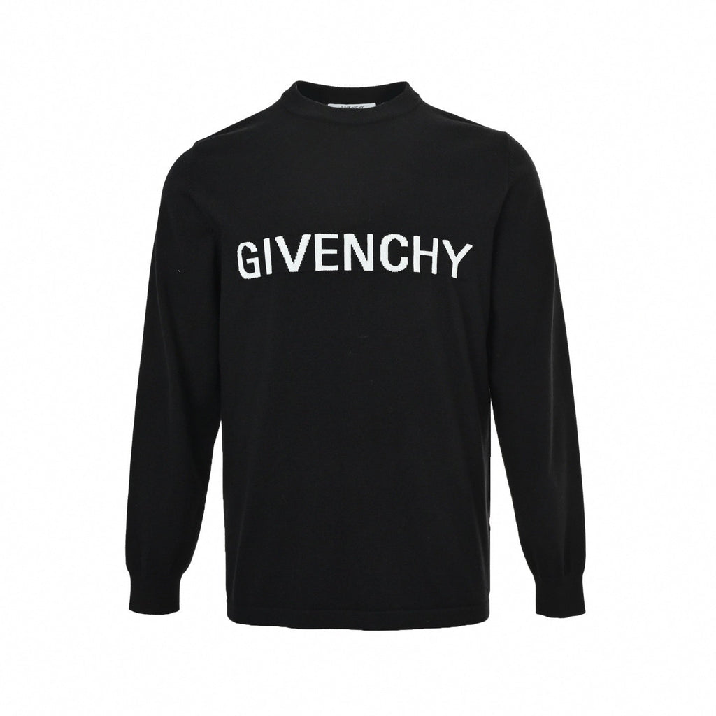 Logo Intarsia Wool Sweater