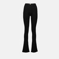Ribbed Flared Knit Leggings