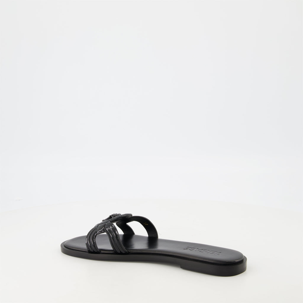 La Medusa Flat Slide Sandals
