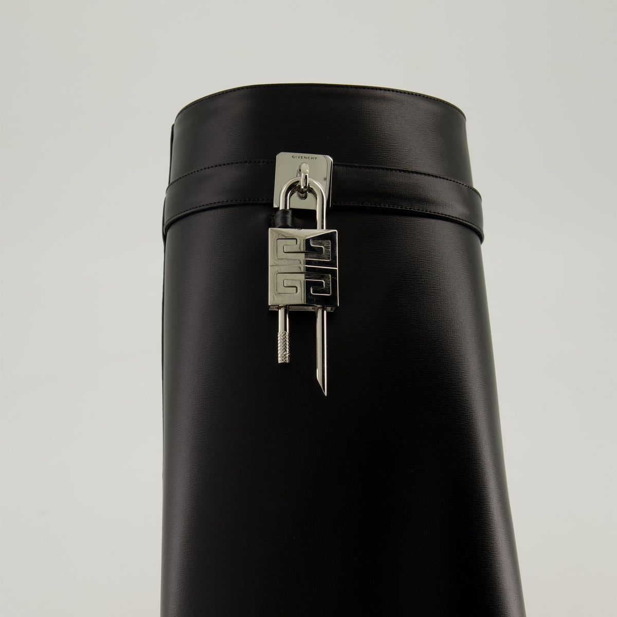 Shark Lock Knee-High Wedge Boots