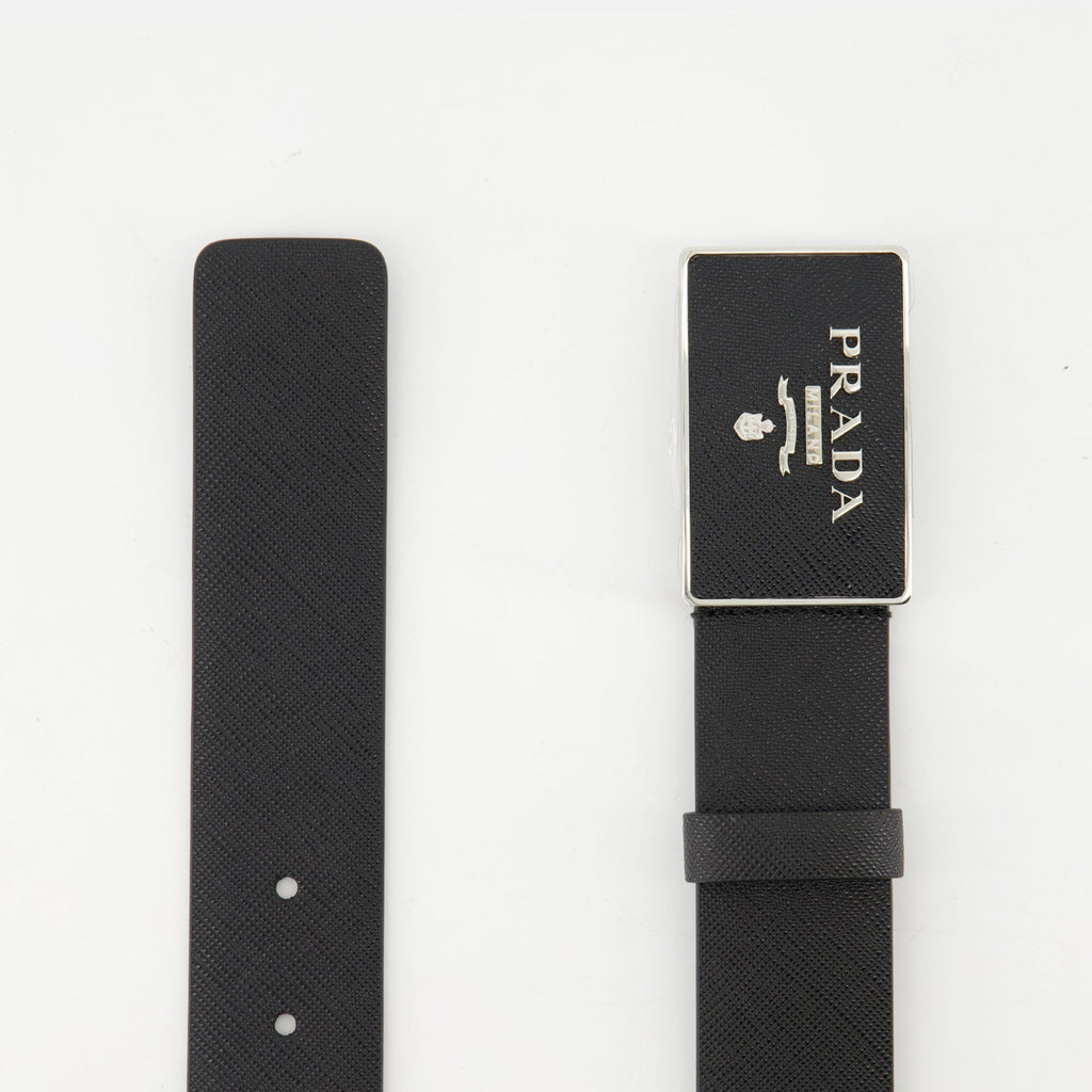 Saffiano Leather Belt
