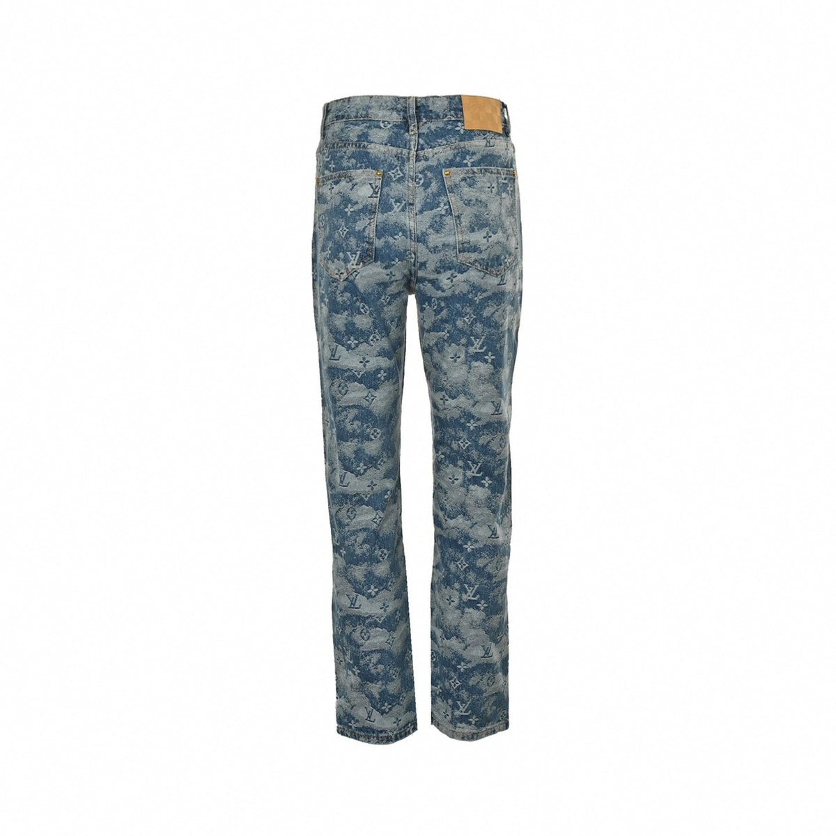 Cloud Monogram Blue Denim Jeans