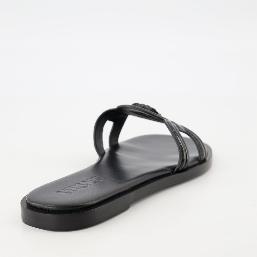 La Medusa Flat Slide Sandals