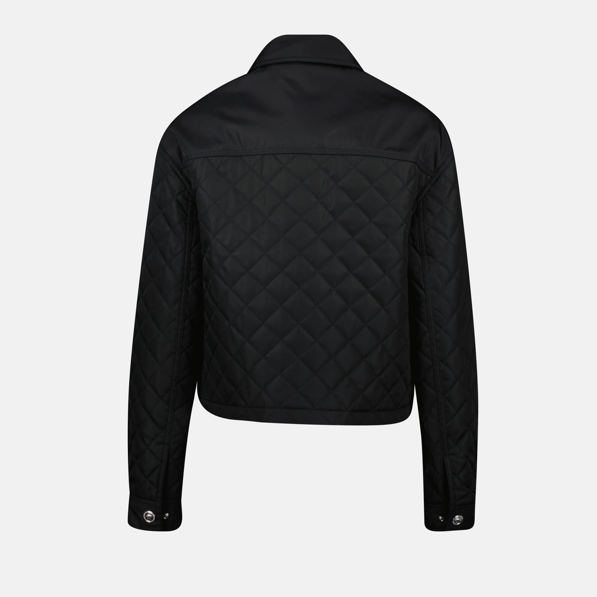 Zip-Up Jacket with Medusa Hardware