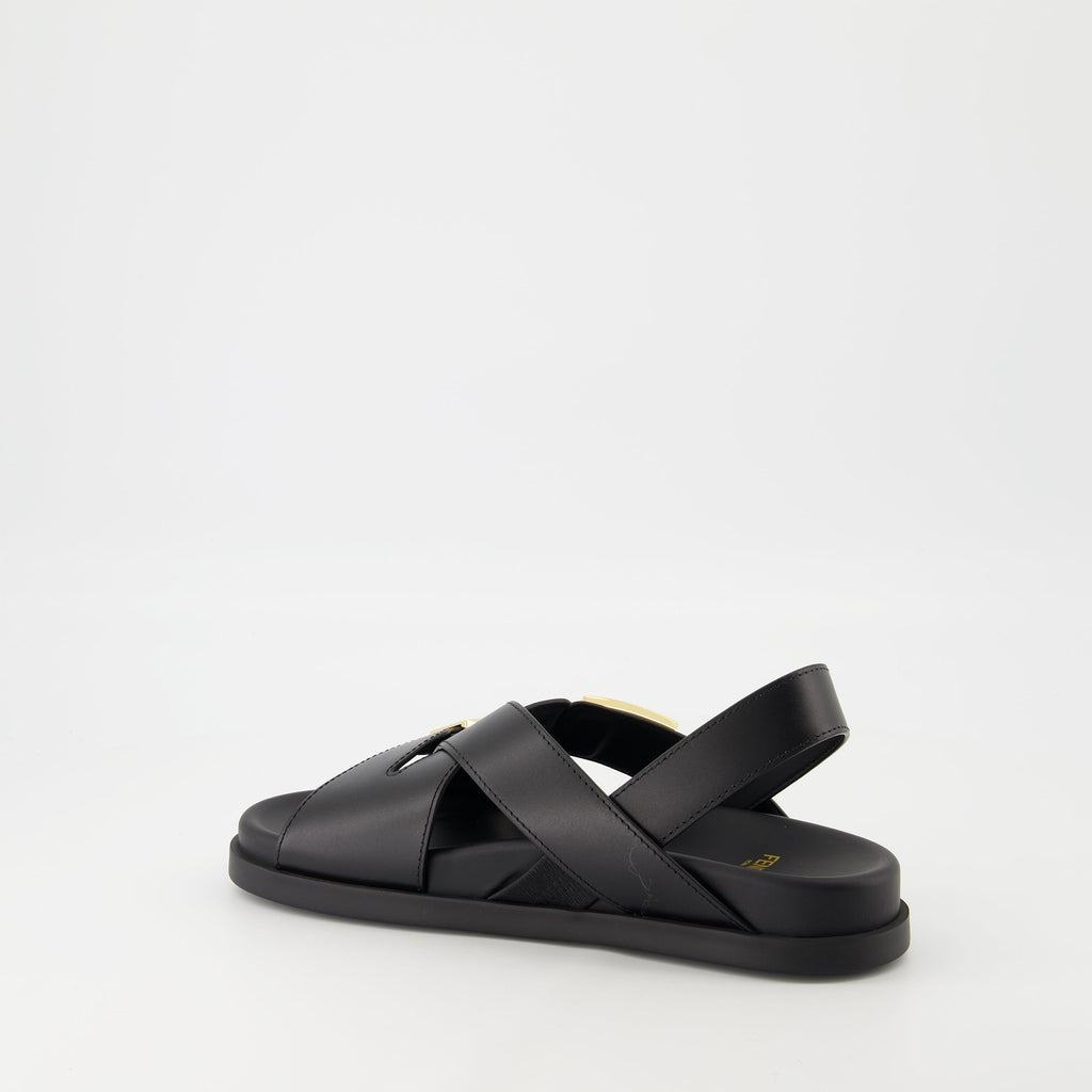 Sandals with Buckle Hardware