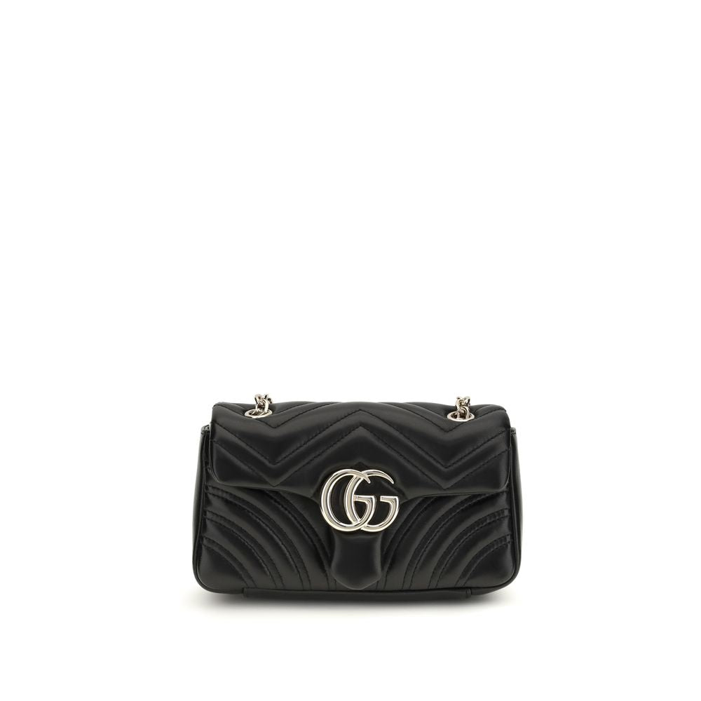 Gucci Black GG Marmont small Shoulder Bag