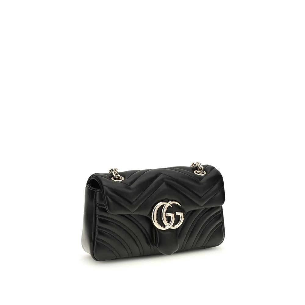 Gucci Black GG Marmont small Shoulder Bag