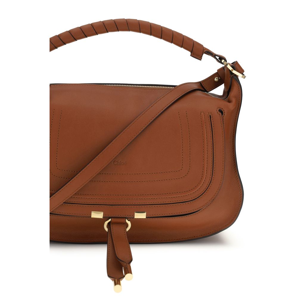 Chloé Brown The Marcie Small Shoulder Bag