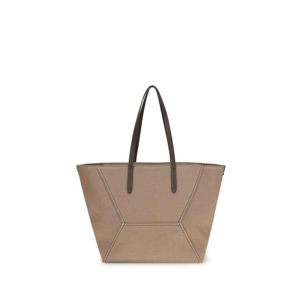 Brunello Cucinelli The Canvas BC Tote Bag