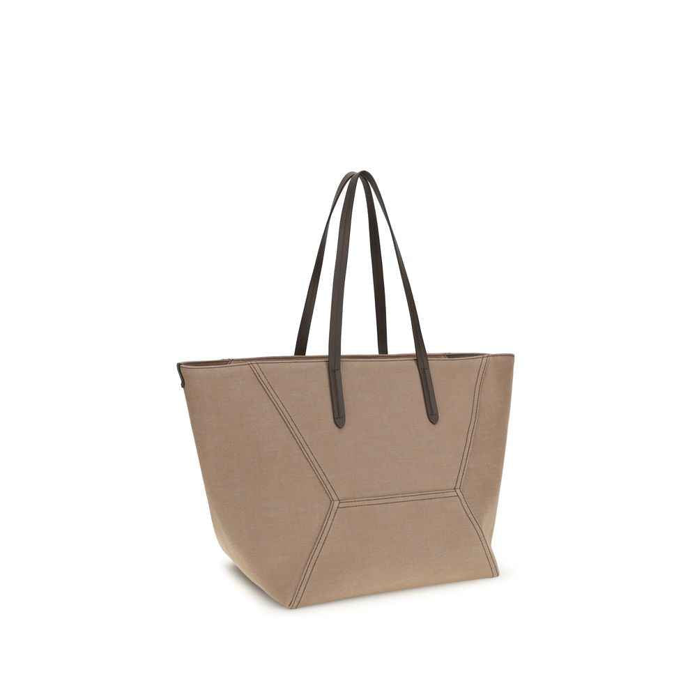 Brunello Cucinelli The Canvas BC Tote Bag