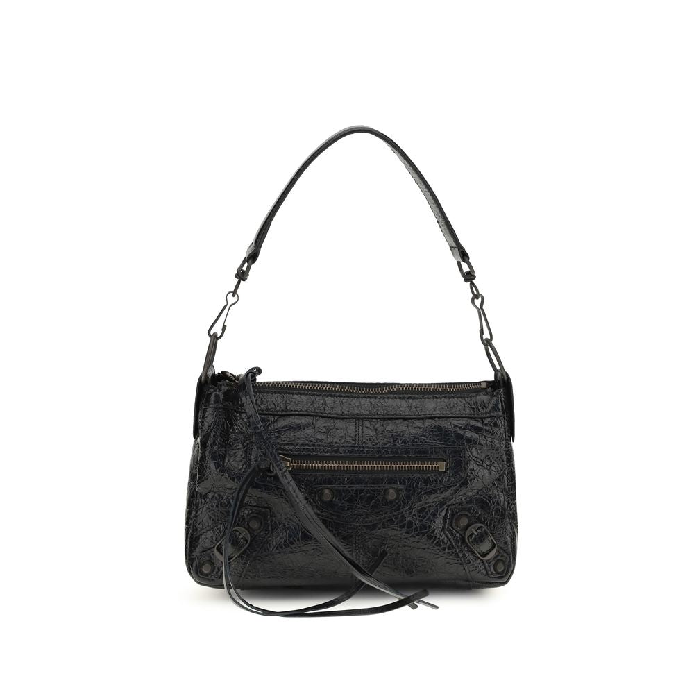Balenciaga Black Le City Moto Mini Handbag