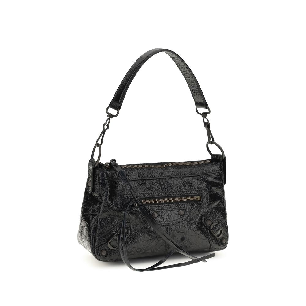 Balenciaga Black Le City Moto Mini Handbag
