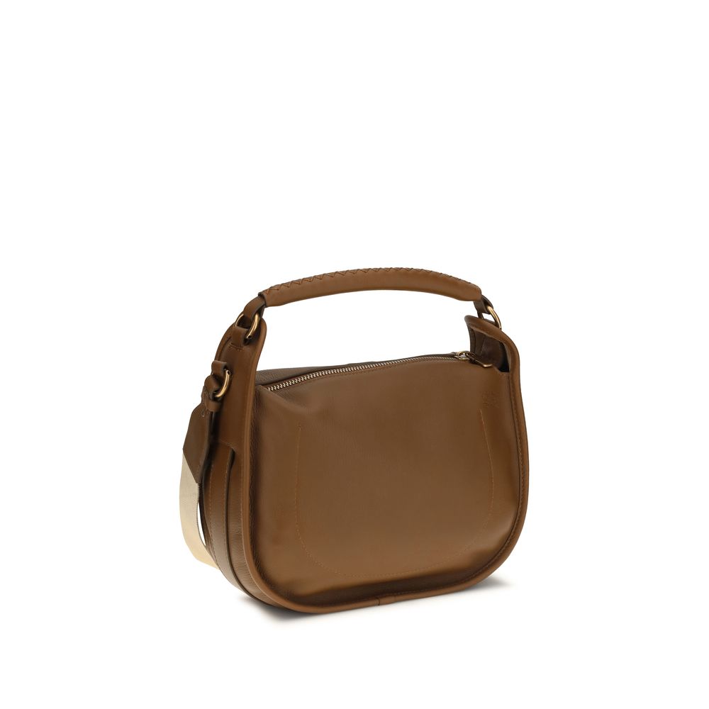 Burberry Brown The small B Clip Crossbody Bag