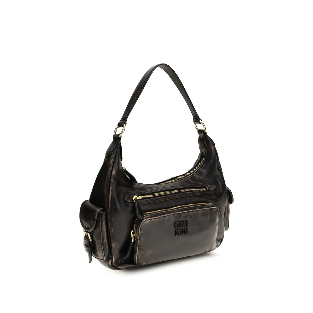 Miu Miu Brown  Pocket Shoulder Bag