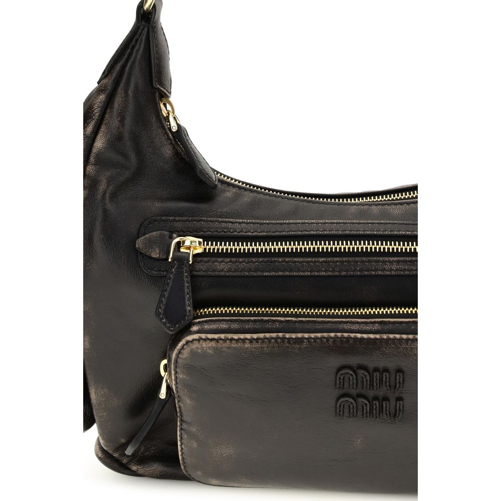 Miu Miu Brown  Pocket Shoulder Bag