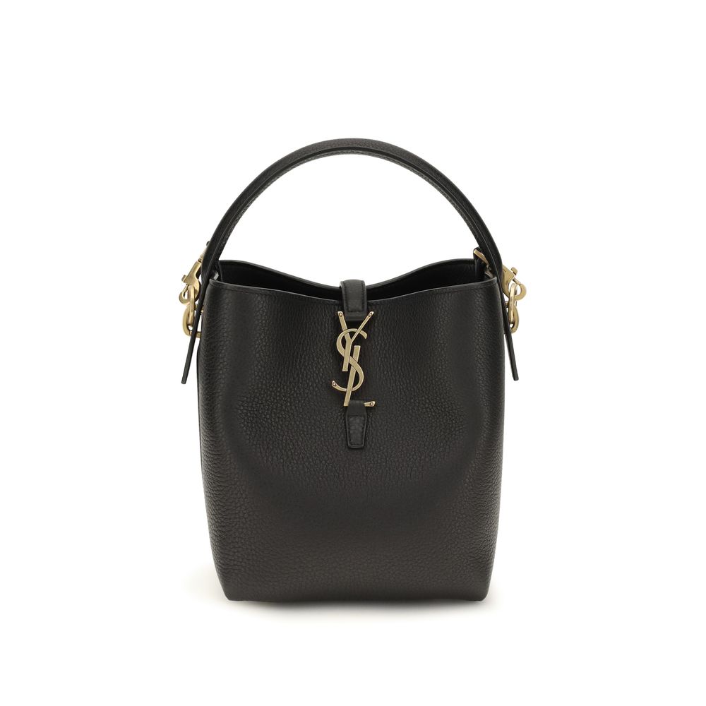 Saint Laurent Black The Le 37 Bucket Bag