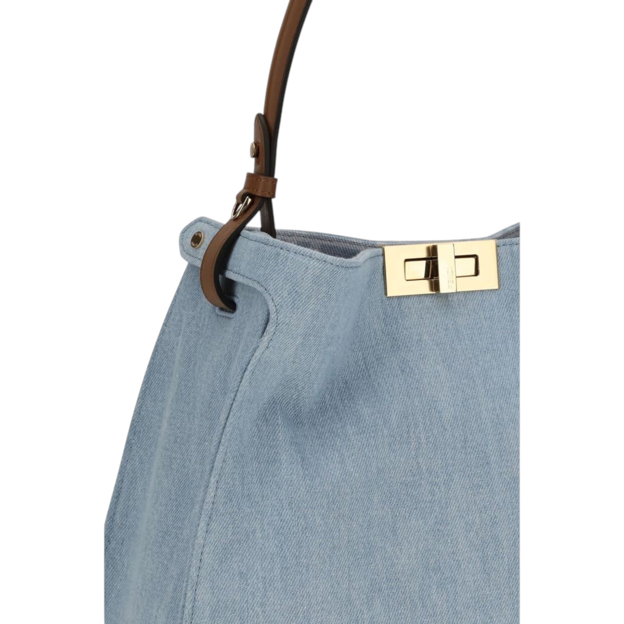 Fendi Blue Medium Way Handbag