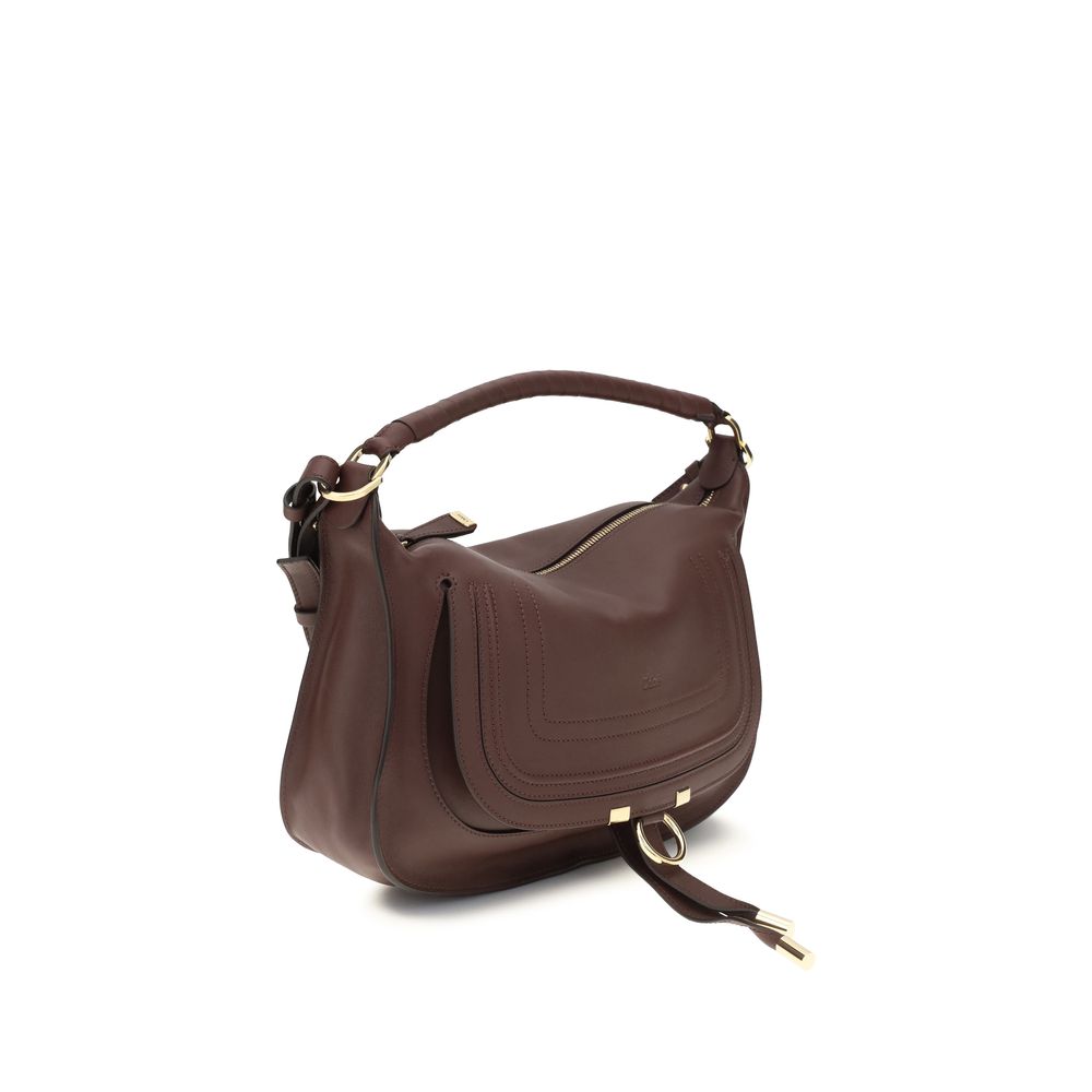 Chloé Bordeaux  Marcie Small Shoulder Bag